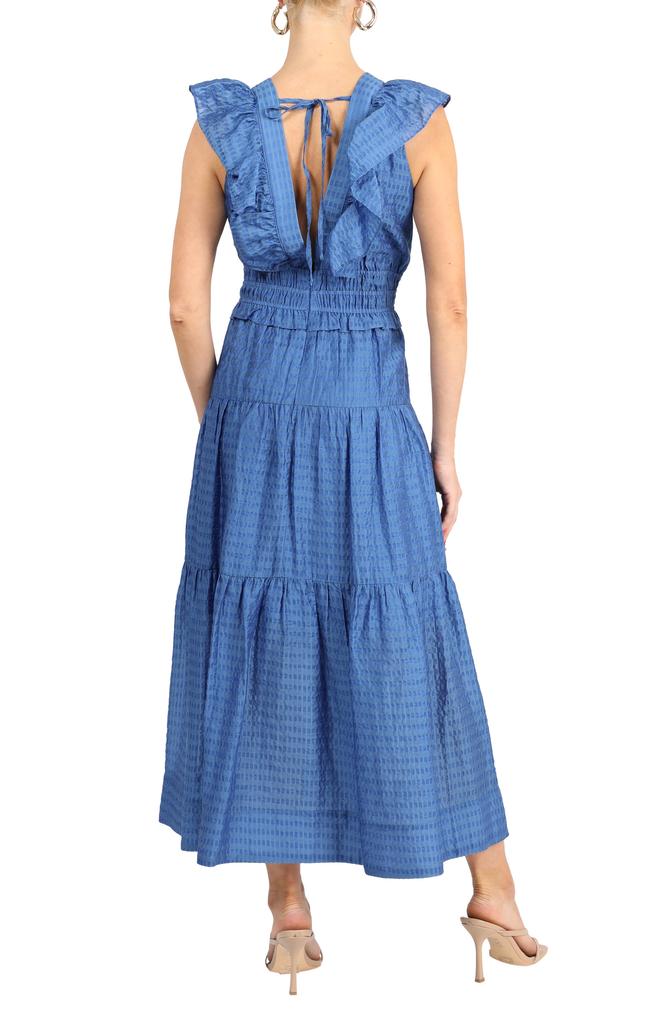 Adelyn Rae Ennie Textured Tiered Midi Dress