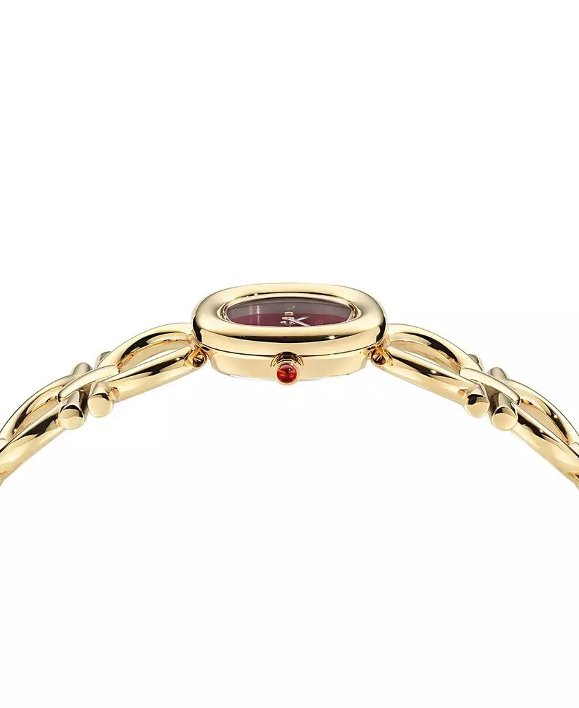 Salvatore Ferragamo Women's Swiss Double Gancini Gold Ion Plated Link Bracelet Watch 25mm 2