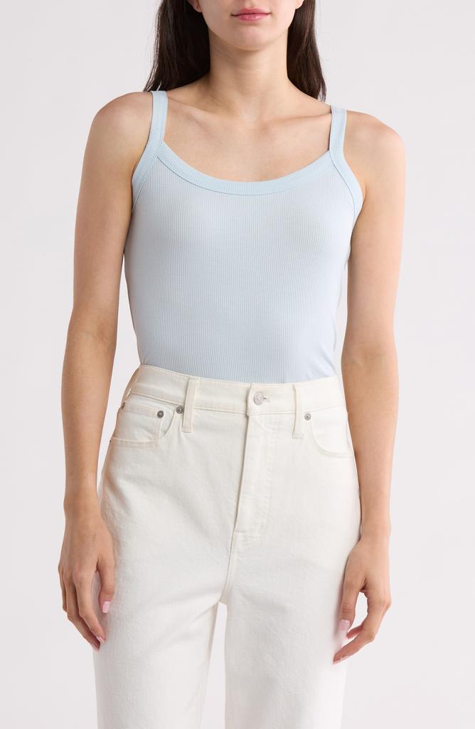 1. State Rib Jersey Scoop Neck Tank