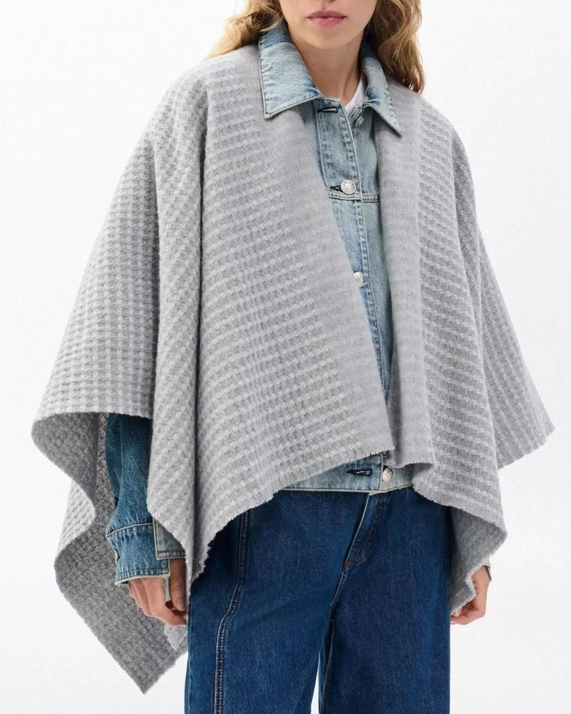 Rag
Bone Joni Waffle Poncho In Grey 2