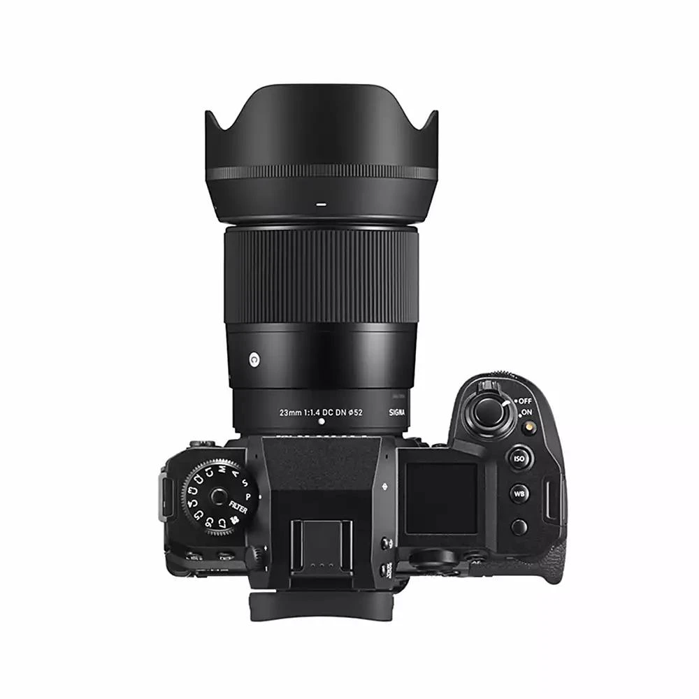 Sigma Beauty 23mm f/1.4 DC DN Contemporary Lens for Fujifilm X, Black, Bundle with 52mm Filter Kit, Neoprene Lens Pouch, Lens Pen Lens Cleaner, Cleaning Kit, 8