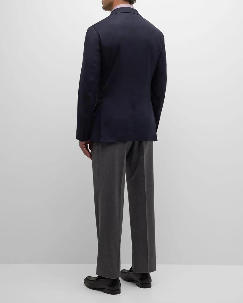 Brioni Men's Solid Wool-Silk Blazer 5