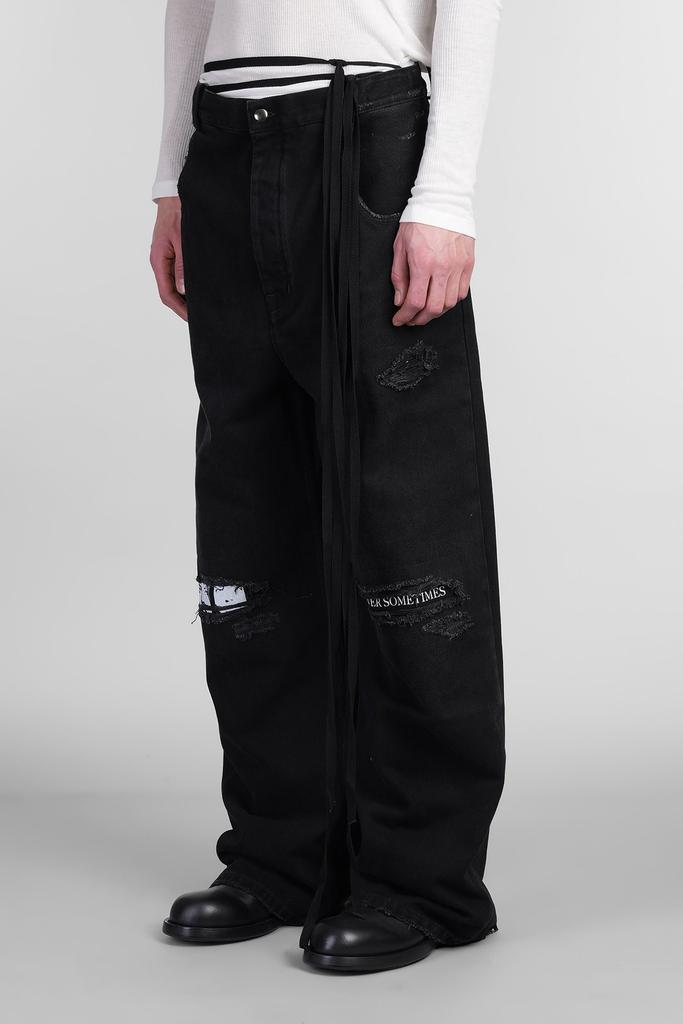 Ann Demeulemeester Olan 5 Pocket Distressed High-Comfort Jeans