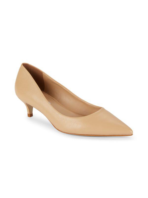 Saks Fifth Avenue 50MM Leather Pumps