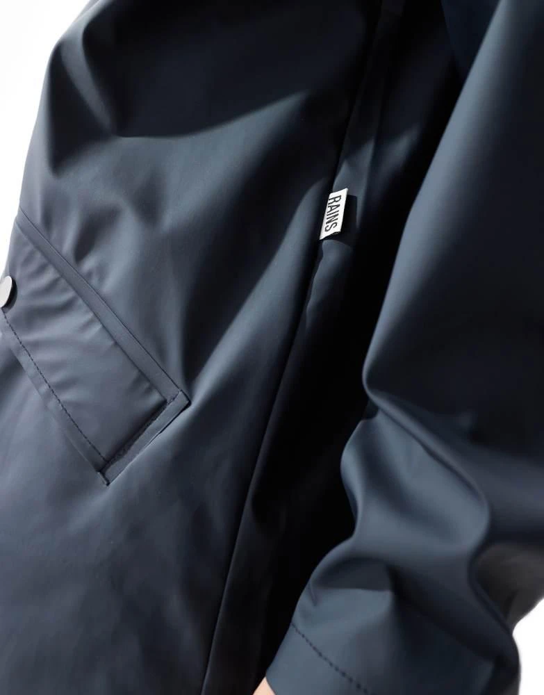 RAINS Rains 12010 waterproof short jacket in navy 4