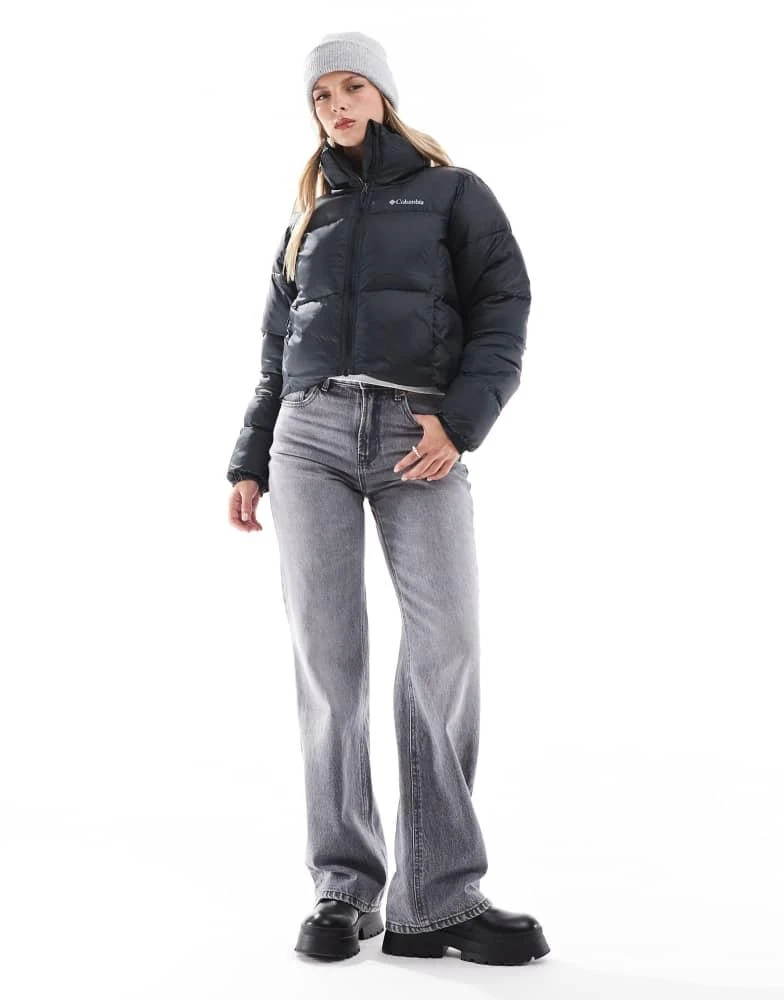 Columbia Columbia Puffect II cropped puffer jacket in black 3