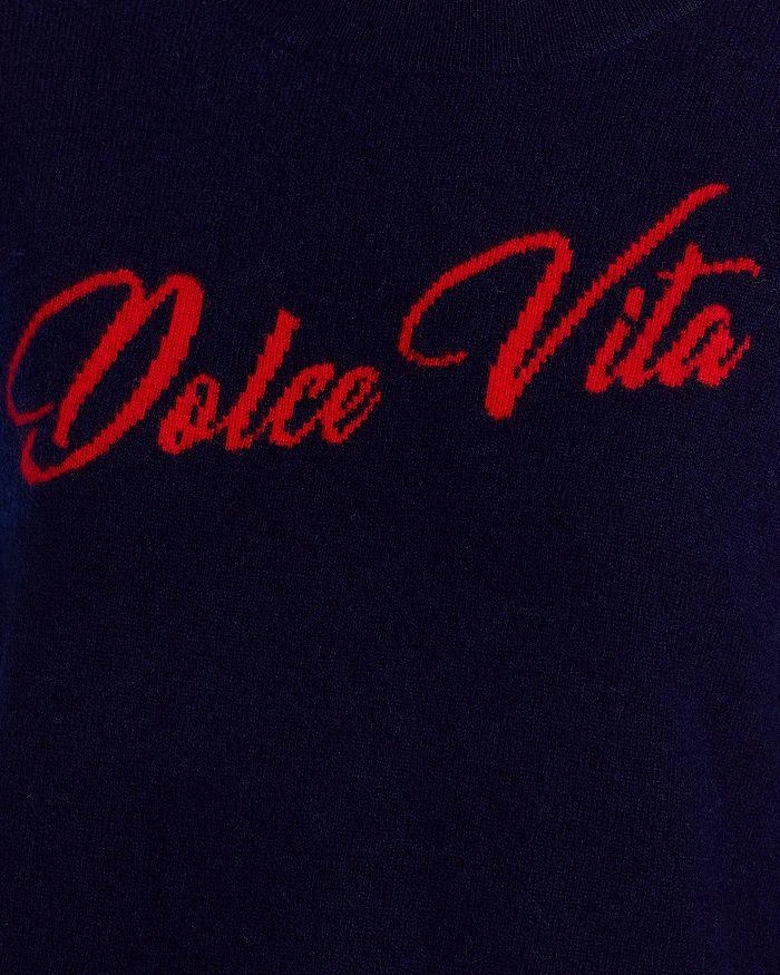 AQUA AQUA Dolce Vita Crewneck Cashmere Sweater - Exclusive 3