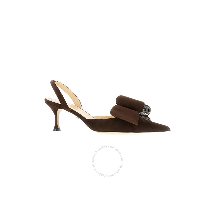 Mach & Mach Le Cadeau Bow Slingback Pumps
