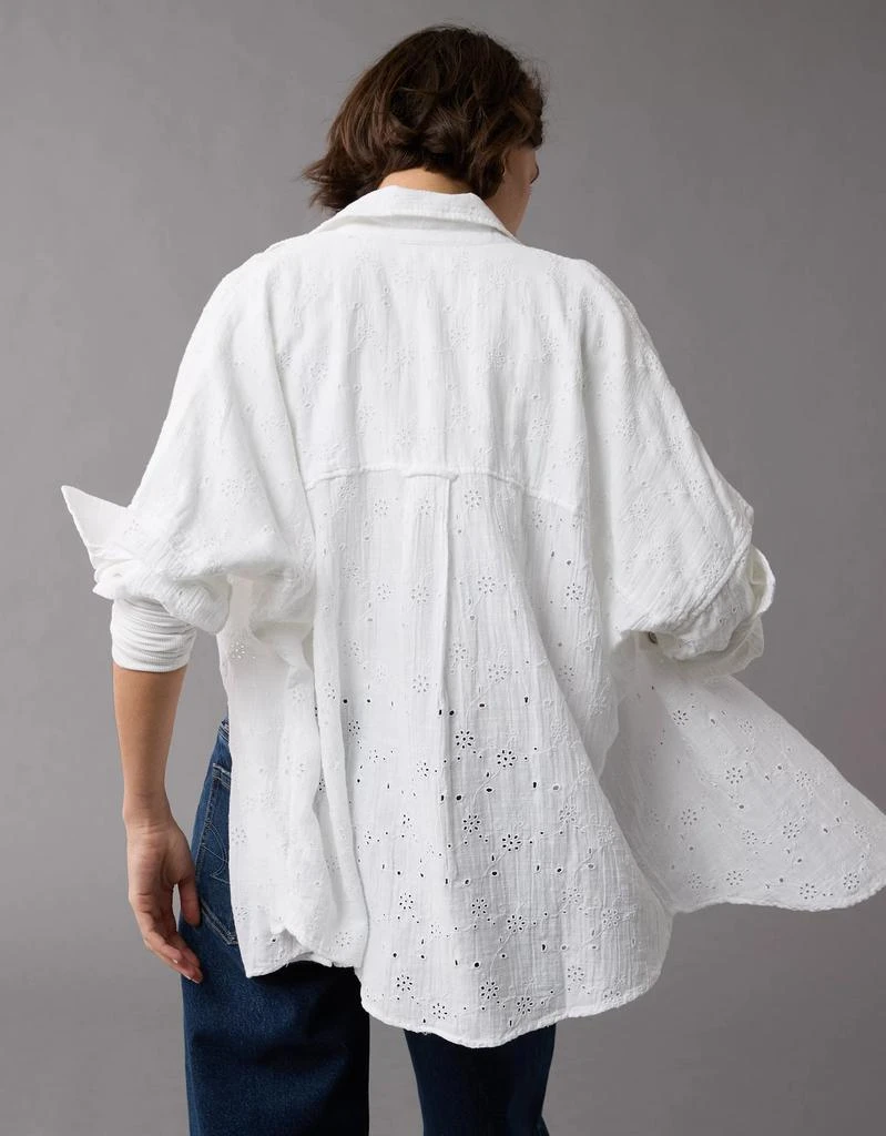 AE AE Eyelet Embroidered Go Big Shirt 2