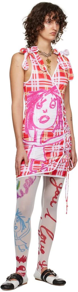 CHOPOVA LOWENA Red Knock Out Minidress 4