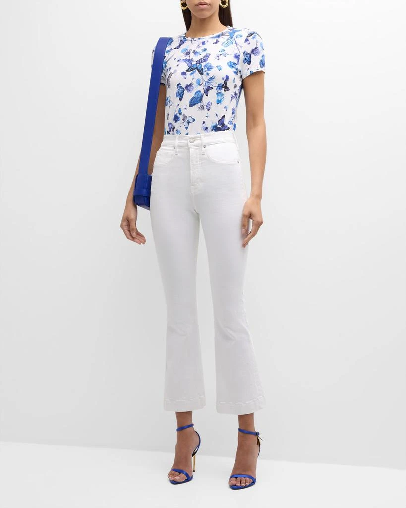 L'Agence Ressi Short-Sleeve Butterfly Tee 2