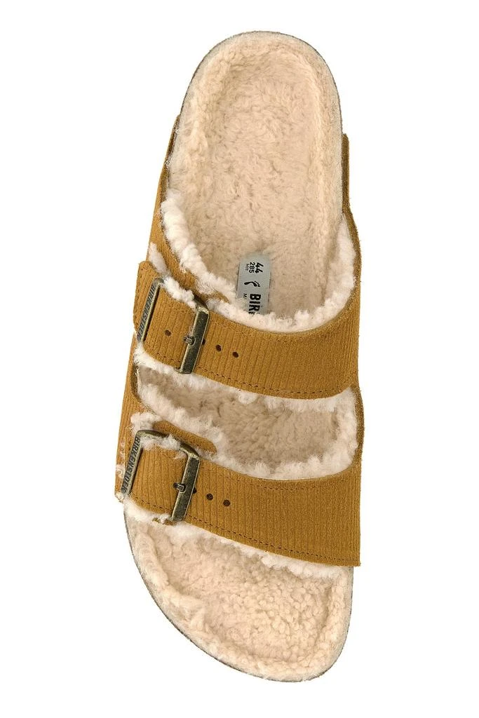 Birkenstock Mustard suede Arizona slippers 3