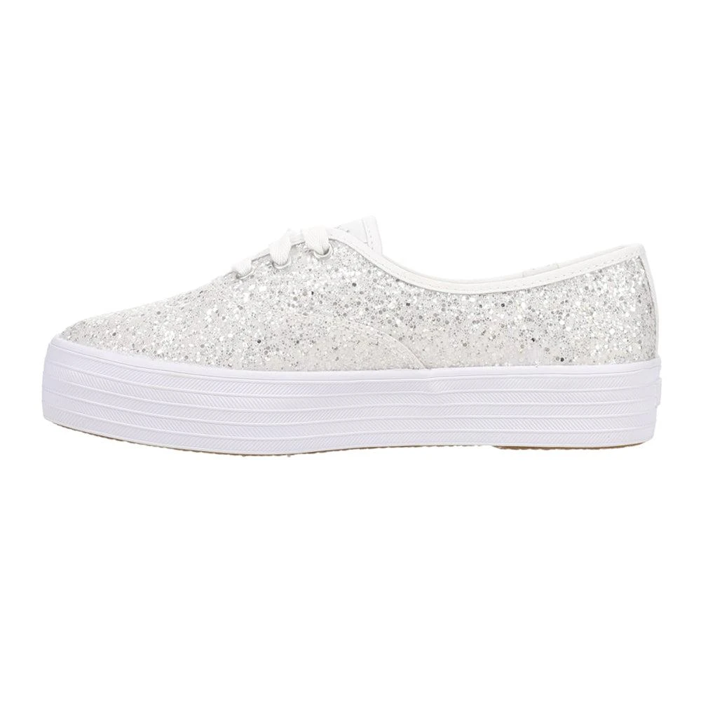 Keds Point Glitter Lace Up Platform Sneakers 3