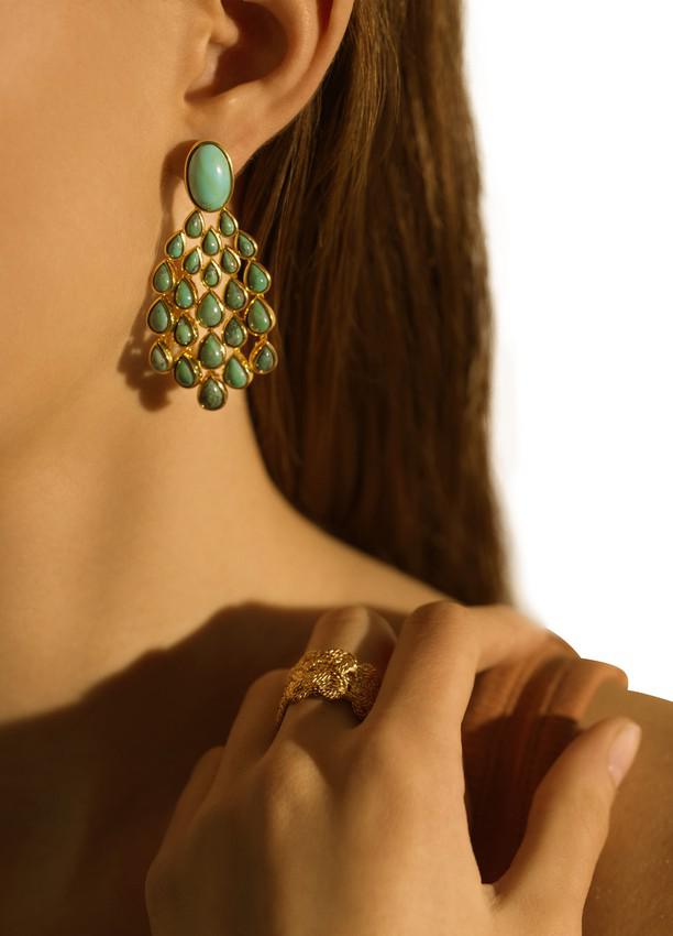 AURELIE BIDERMANN Cherokee earrings