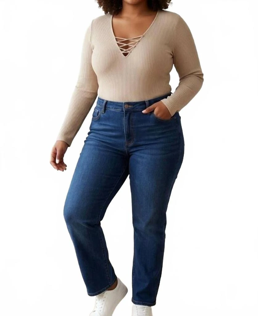 Heyson Women
s Long Sleeve Bodysuit In Beige