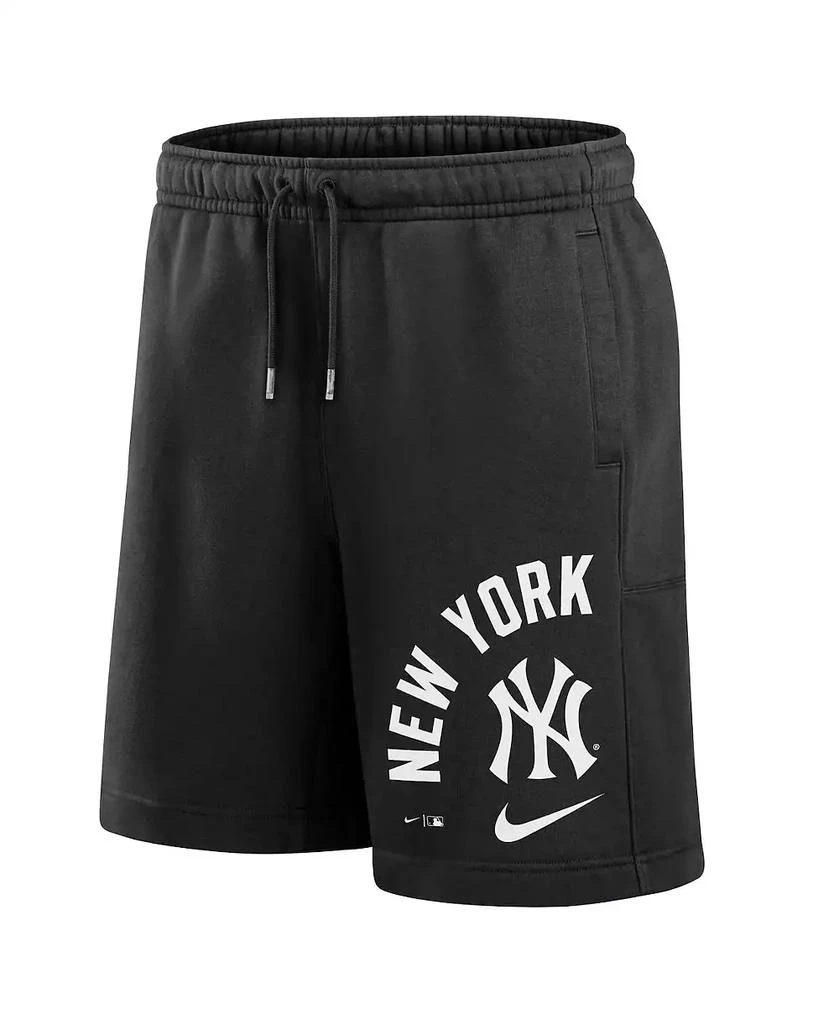 NIKE Men's Black New York Yankees Arched Kicker Shorts 3