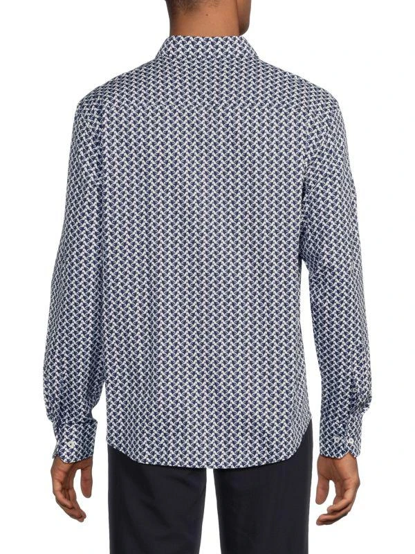 BUGATCHI Julian Print Long Sleeve Shirt 2