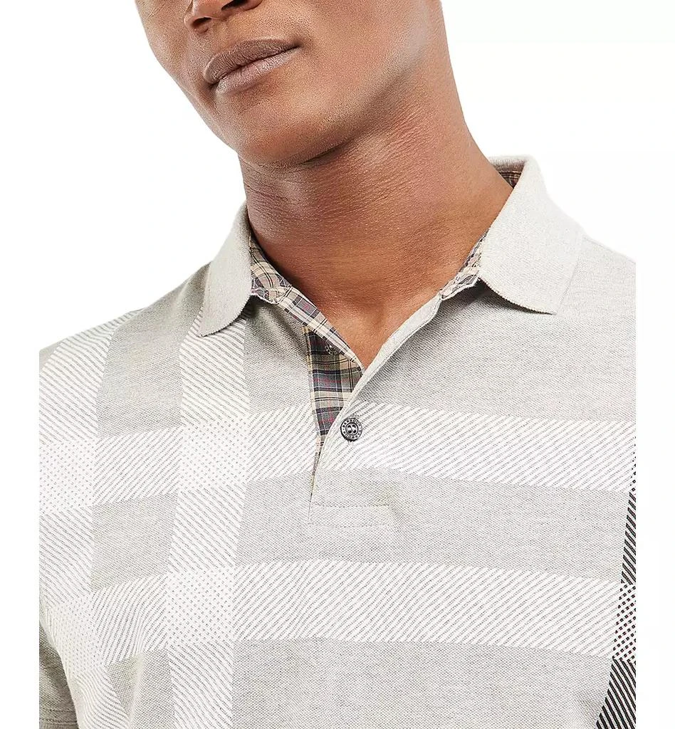 Barbour Men's Blaine Oversized Tartan-Print Polo 5