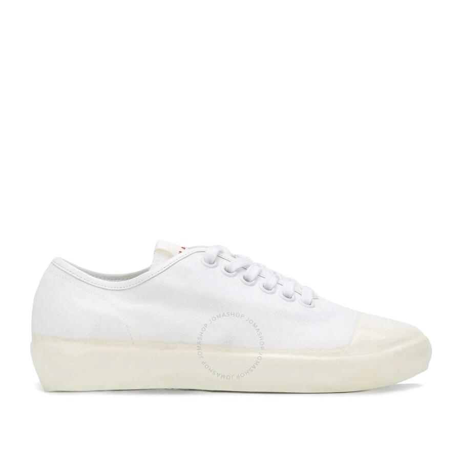 Marni Ladies Marnie Low-top Canvas Sneakers