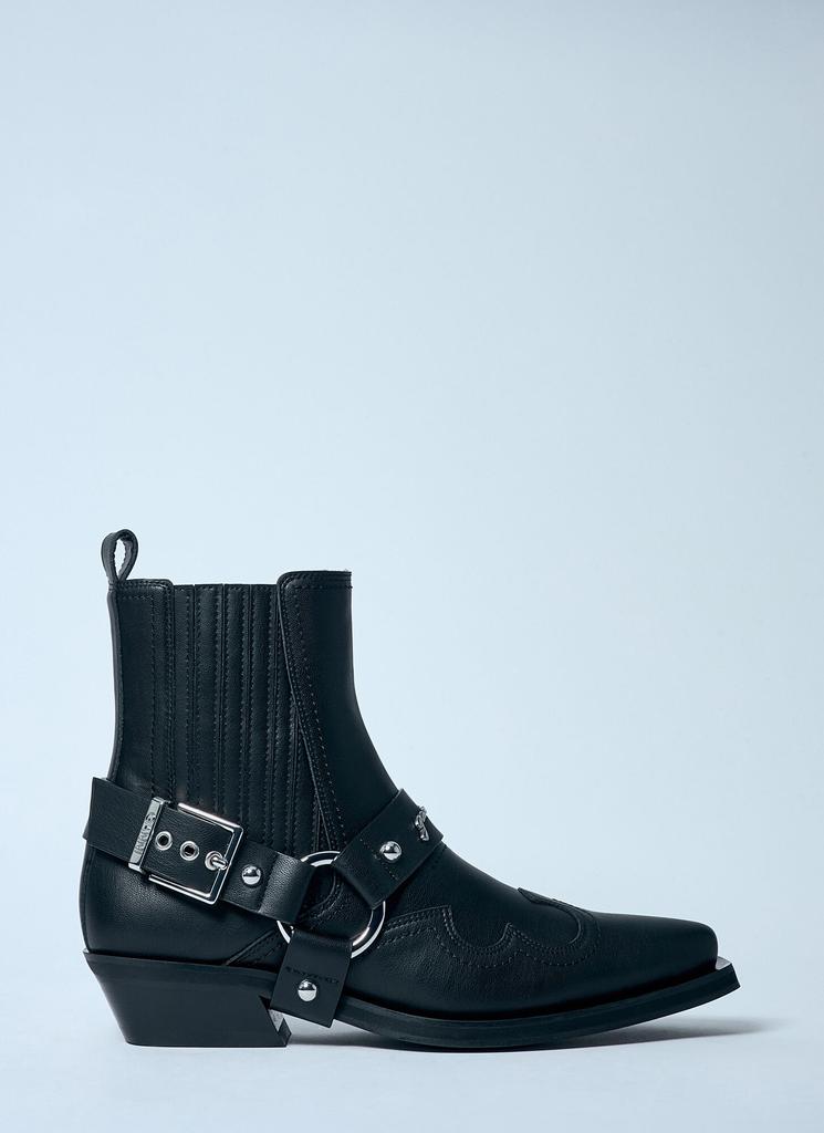 新品GANNI Low Chelsea Boot Black Stitch 37 Shop Black Stitch Cleated Low Chelsea Boots on Sale at