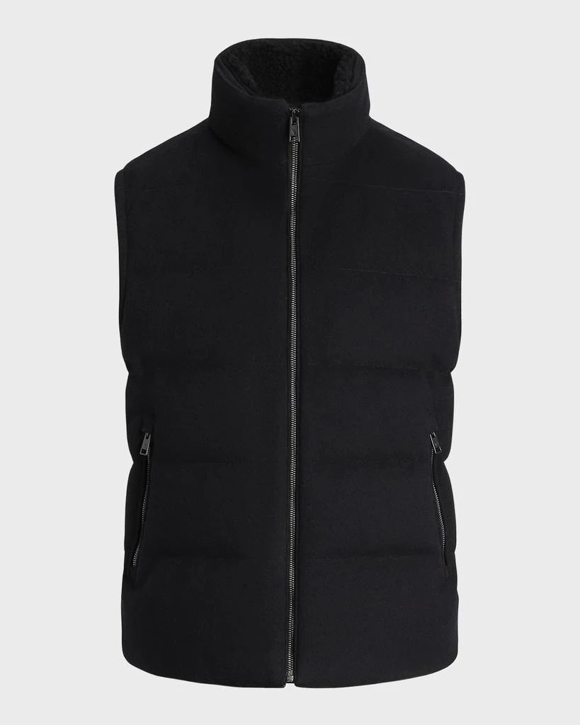 Ralph Lauren Men's Shearling-Trim Down Vest 1
