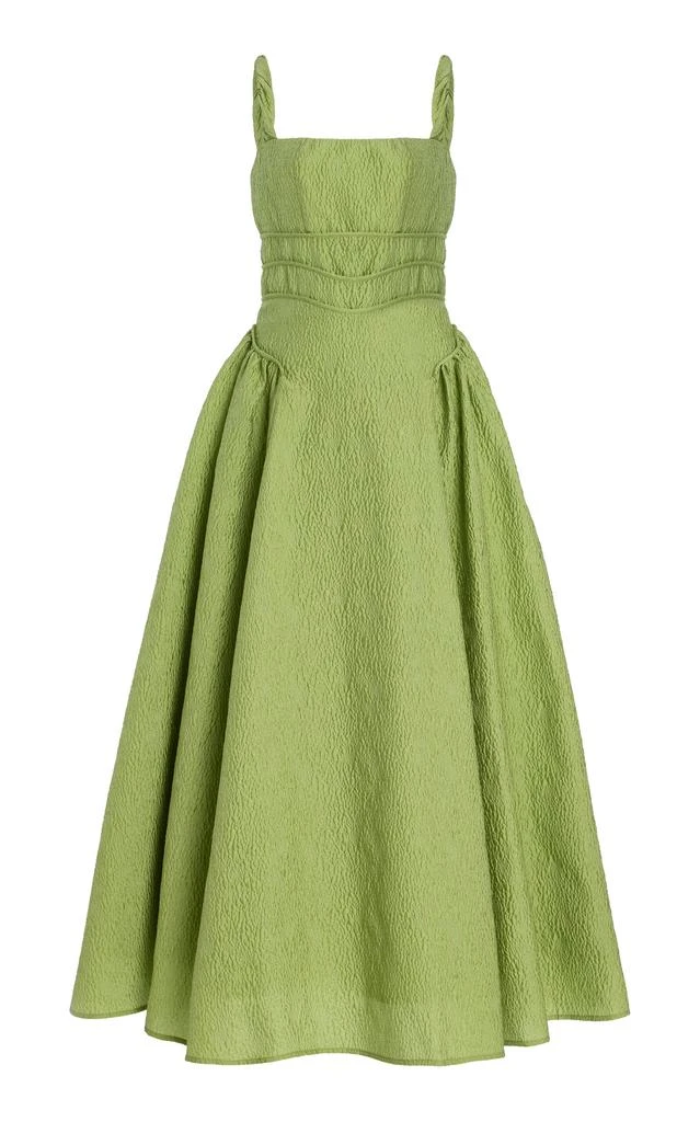 RACHEL GILBERT Rachel Gilbert - Sophia Strap Dress - Green - US 4 - Moda Operandi 1