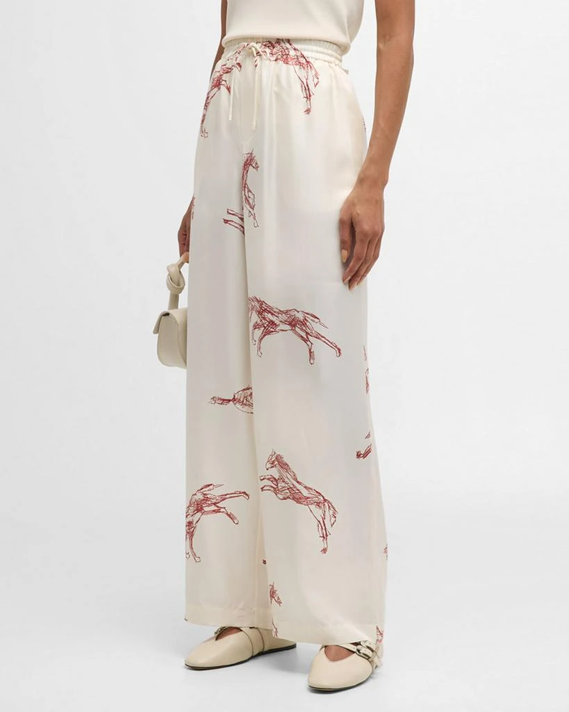 Rohe Drawstring Silk Ballpoint Horse Trousers 2