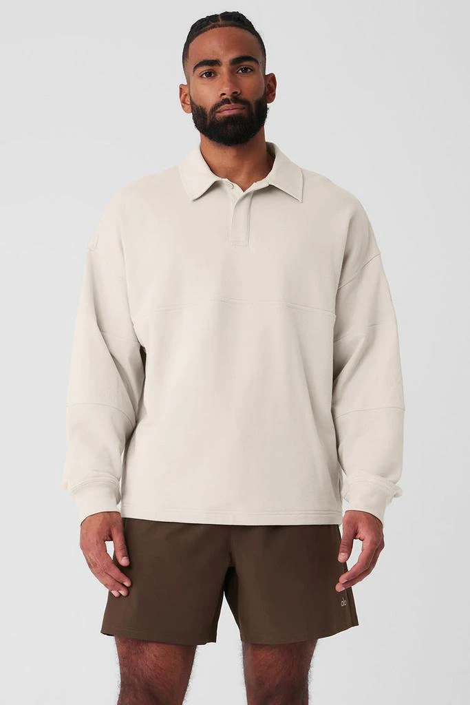 Alo Mixmatch Rugby Sweatshirt - Bone