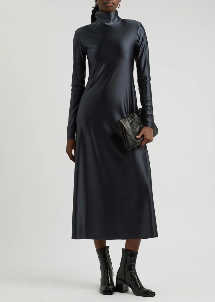 DAY BIRGER ET MIKKELSEN Shari satin stretch-jersey midi dress 4