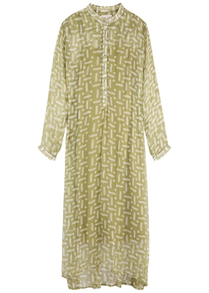 Cloe Cassandro Andrea printed silk-georgette maxi dress