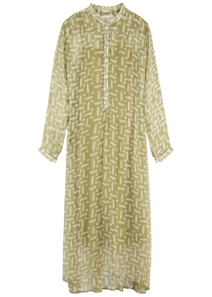 Cloe Cassandro Andrea printed silk-georgette maxi dress 1