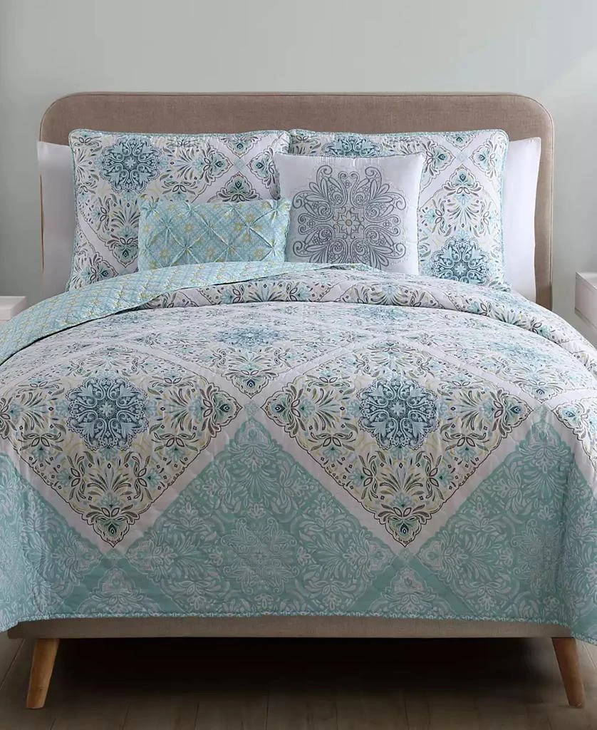 VCNY Home Windsor Reversible 5-Pc. Quilt Set 1