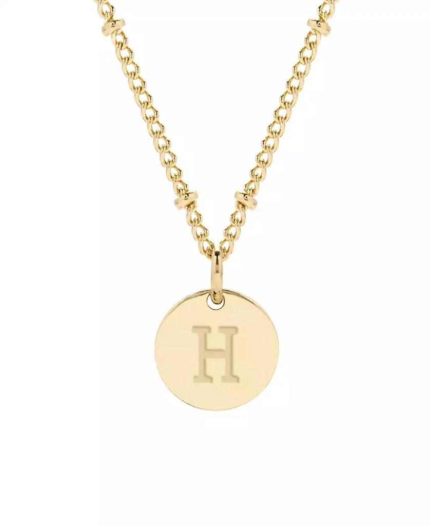 brook
york Madeline 14K Gold Plated Initial Pendant