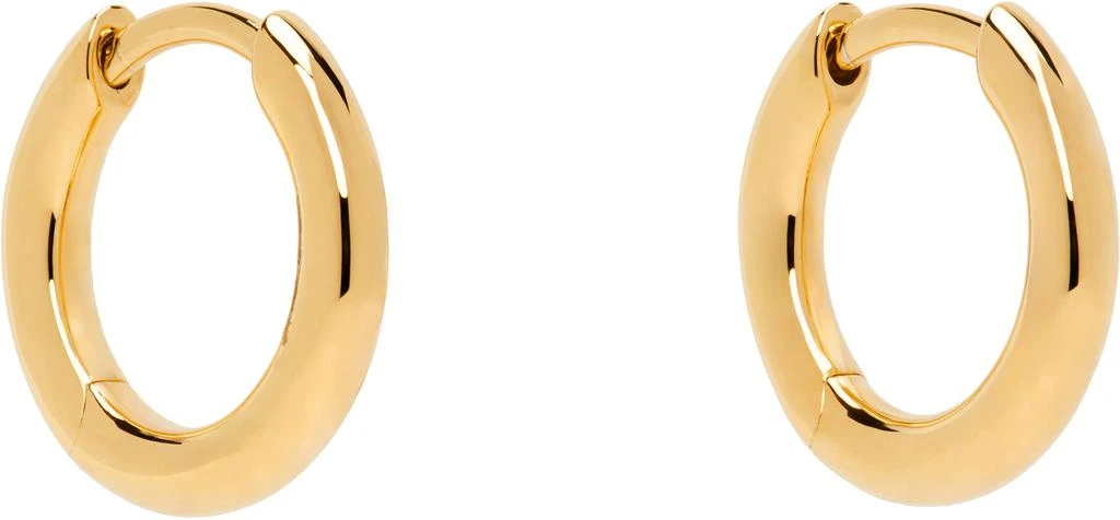 Tom Wood Gold Classic Hoop Small Earrings 2