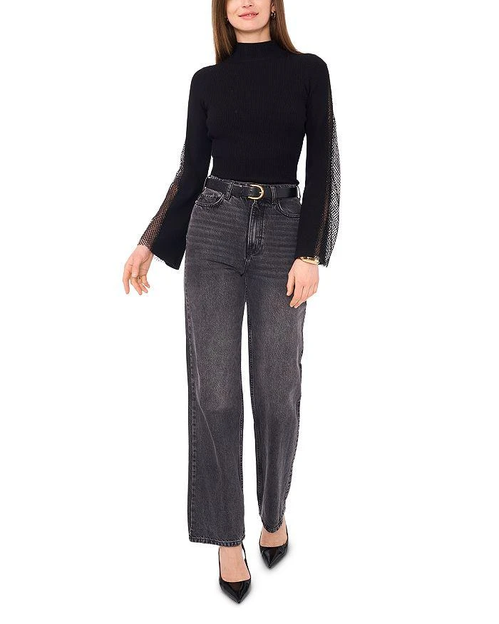 Vince Camuto Mock Neck Knit Top 2
