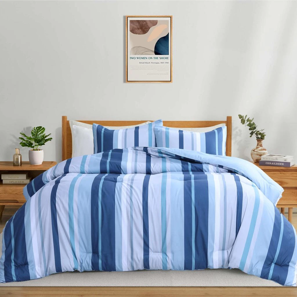 Peace Nest All Season Printed Down Alternative Comforter Sets 8