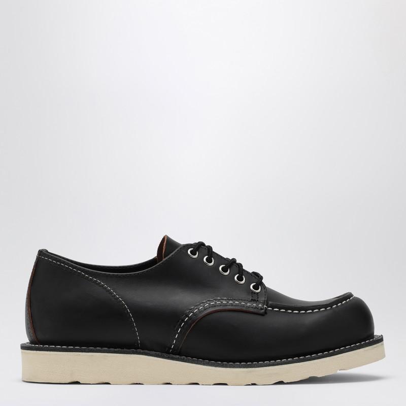 Red Wing 8090 Moc Toe Low black leather lace-up shoes