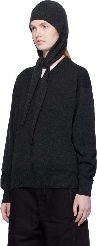 Gray Fine Wool Head Scarf Hood – On Sale Now with Up to 11% Off