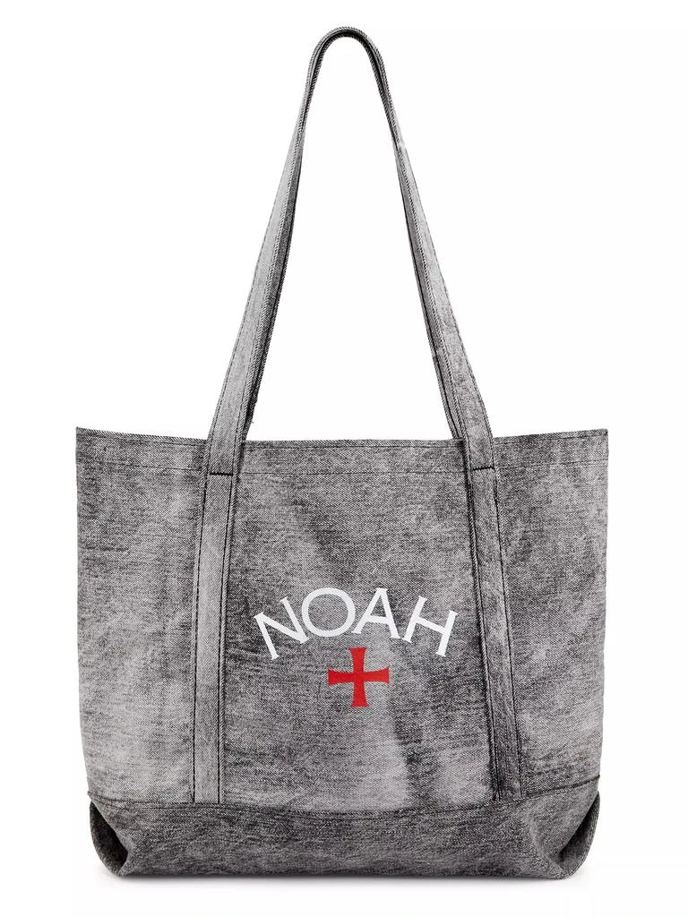 Noah Unisex ​Denim Core Logo Tote Bag 1