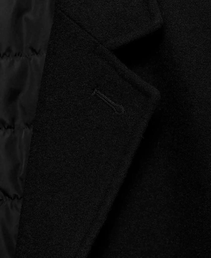 Mango Men's Regular-Fit Quilted Wool-Blend Coat 6