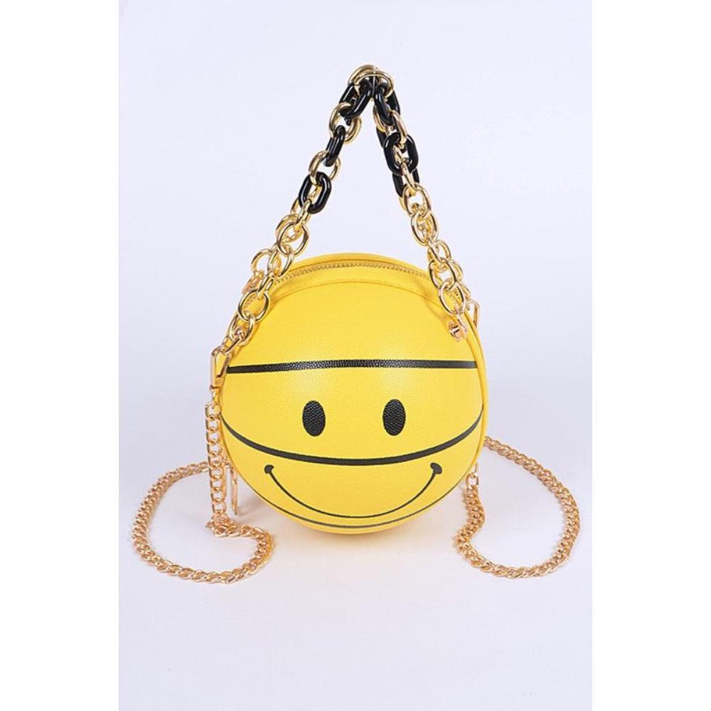 FASHNZFAB Smily Basketball Swing Clutch