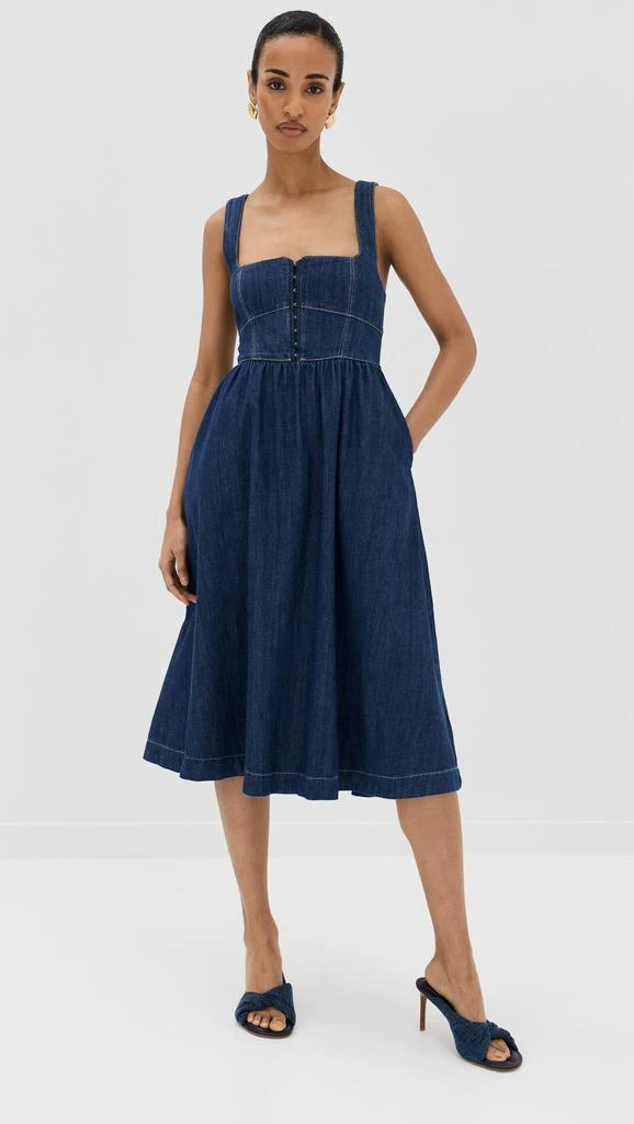 Reformation Tagliatelle Denim Dress 2