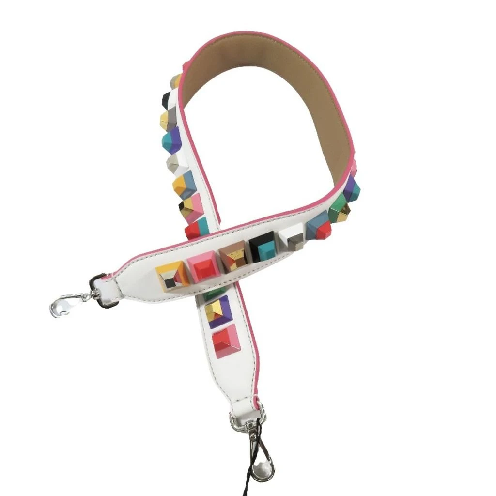 Fendi gold blue pink Leather Strap (Pre-Owned)