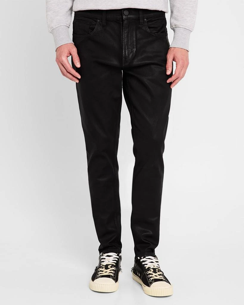 Hudson Men's Zack Coated Skinny Jeans 4