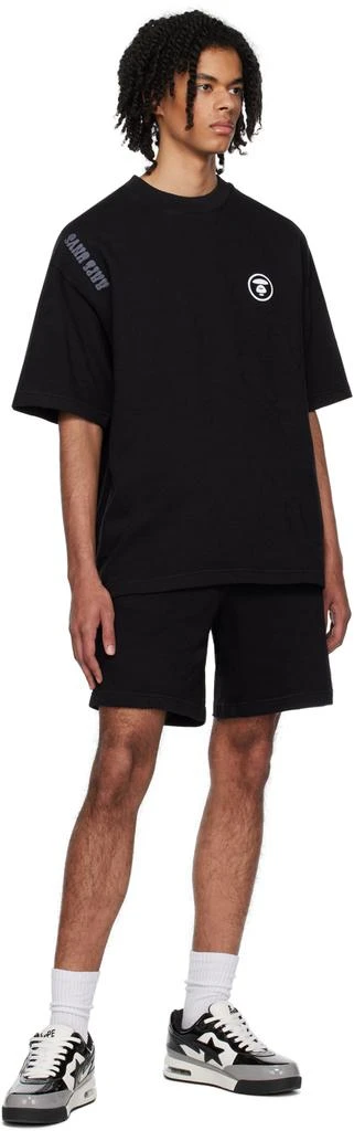 AAPE by A Bathing Ape Black Patch Shorts 4