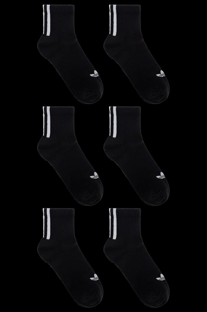 Adidas Adidas Originals 3-Pack Quarter 3 Back Stripes Socks