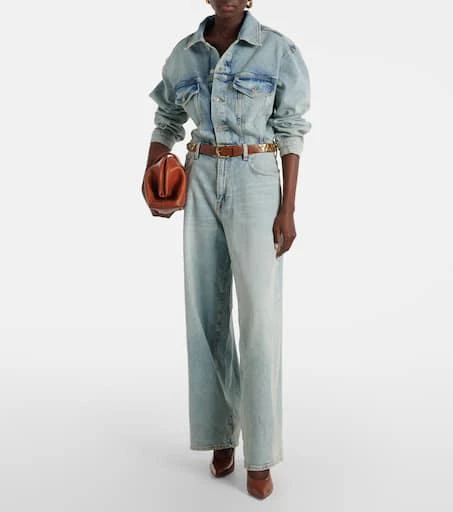 7 For All Mankind Wide-leg denim jumpsuit 2