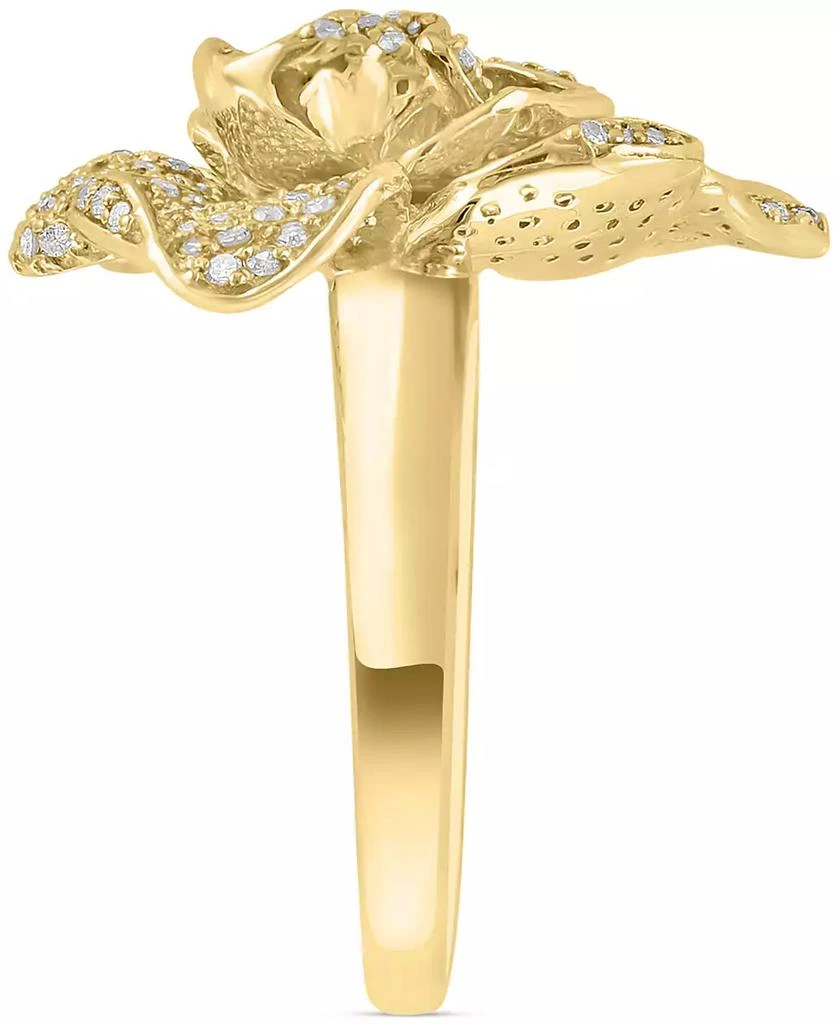 Effy EFFY® Diamond Pavé Petal Rose Statement Ring (1-1/8 ct. t.w.) in 14k Gold 4