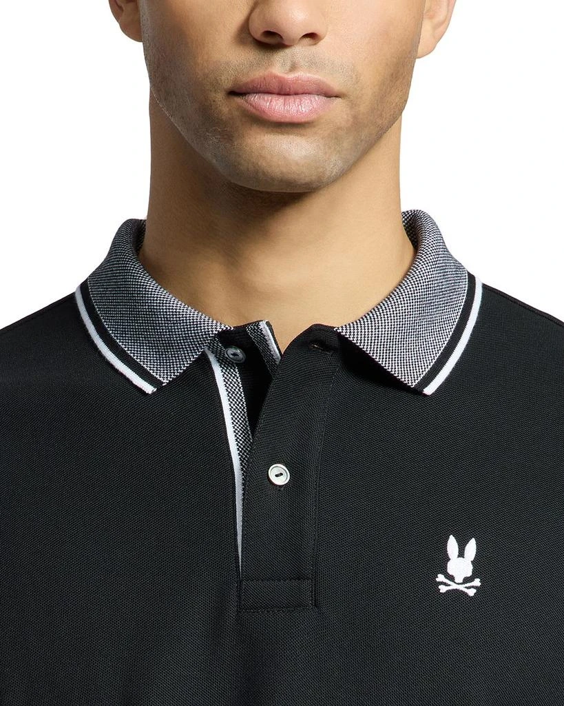 Psycho Bunny Evandale Regular Fit Oxford Collar Pique Polo 6