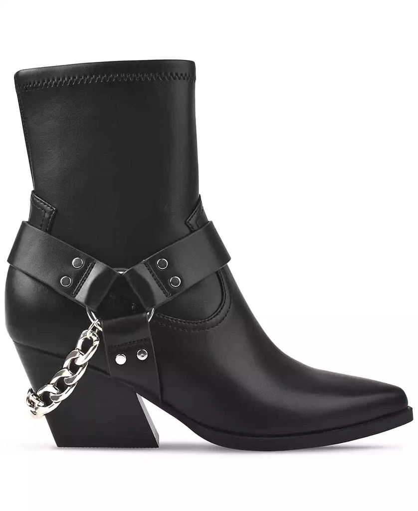 DV Dolce Vita Women's Keeler Harness Moto Engineer Chain Heeled Boots 2
